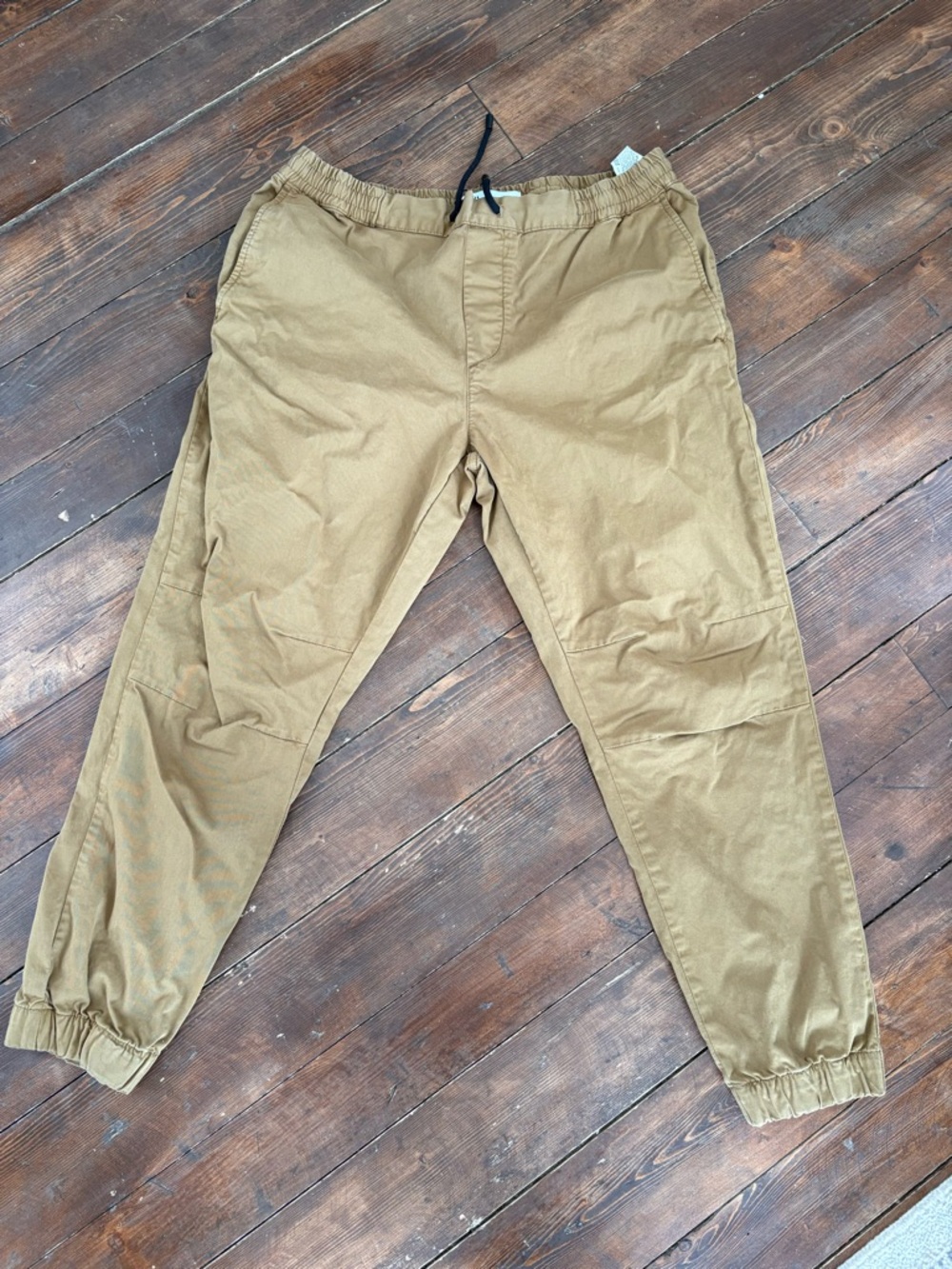 BUNDLE ME ! Zara Men's Drawstring Jogger Pants - Khaki